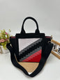 Retro Pattern Knit Tote Bag, 2-in-1 Handbag & Crossbody Shoulder Bag, Casual Daily Bag for Women