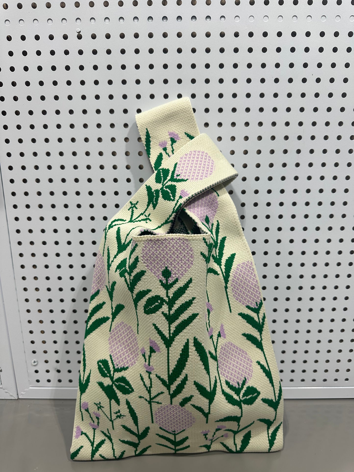 Women's Knitted Tote Bag, Retro Geometric Print Woven Handbag, Reusable Knit Shoulder Bag, Large Capacity Casual Crossbody Bag for Daily Use, Travel, Work