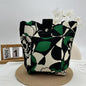Women's Knitted Tote Bag, Retro Geometric Print Woven Handbag, Reusable Knit Shoulder Bag, Large Capacity Casual Crossbody Bag for Daily Use, Travel, Work